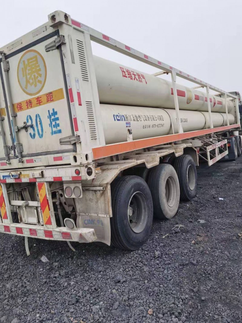 出售22.17立方6管天然氣運(yùn)輸車(chē) cng槽車(chē)尾